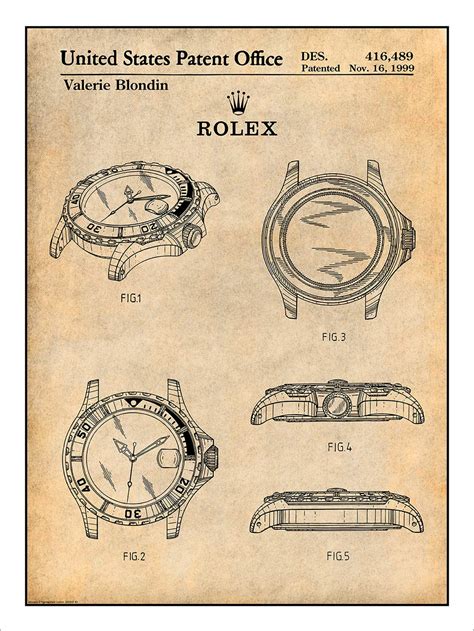 how many patents rolex|patents on watches.